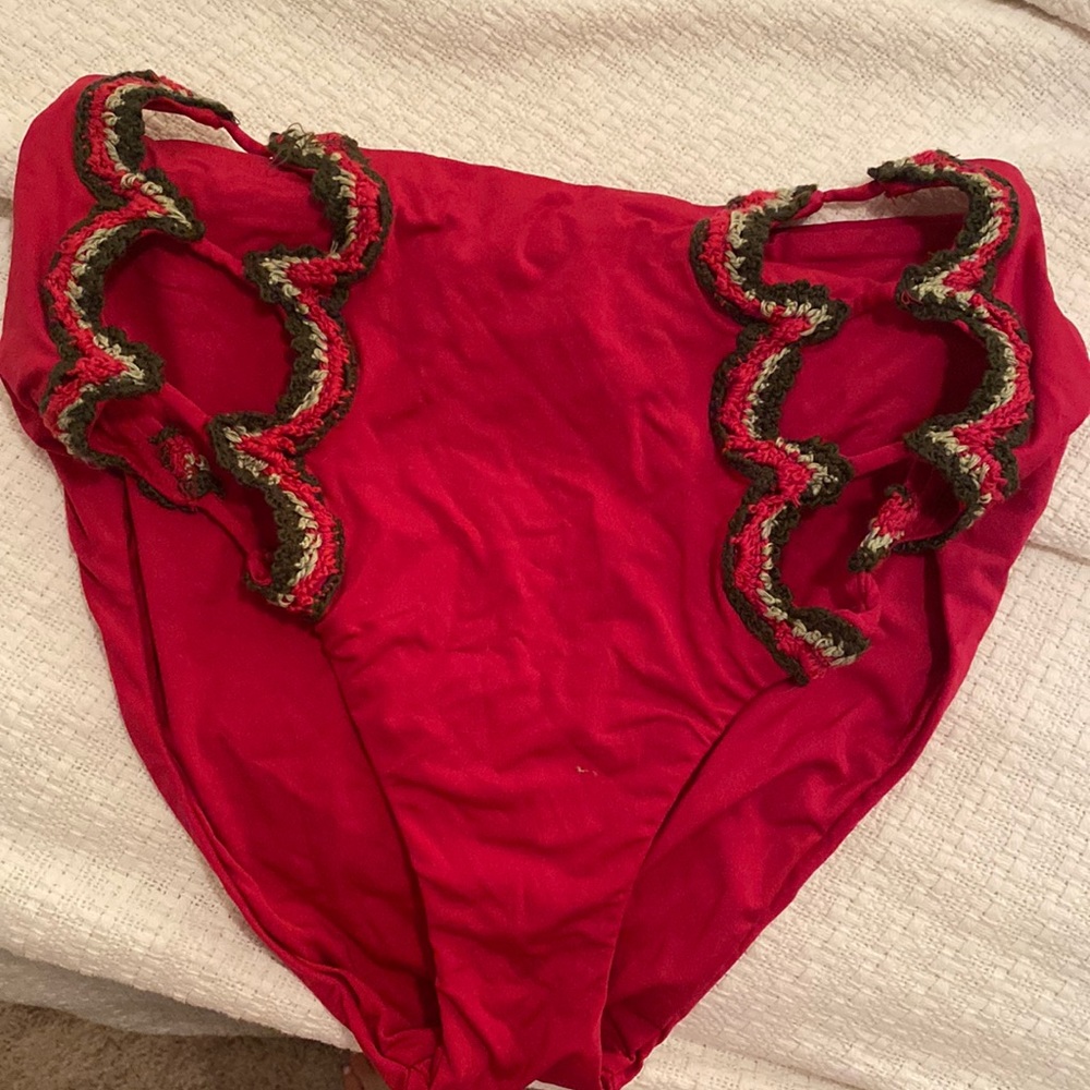 BECCA highwaisted bathing suit bottoms